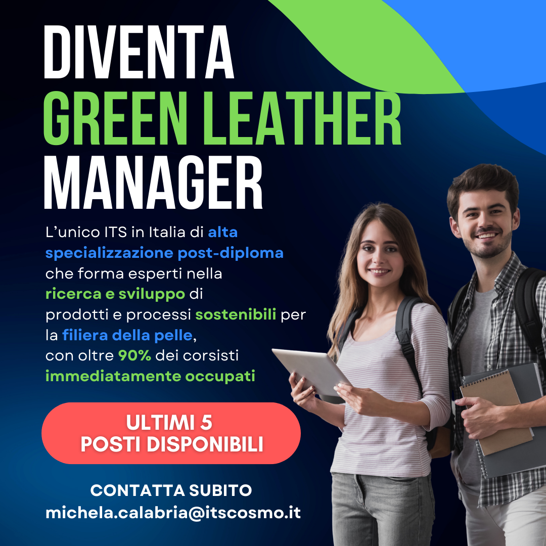 ITS Green Leather Manager: ultimi 5 posti disponibili per il nuovo biennio