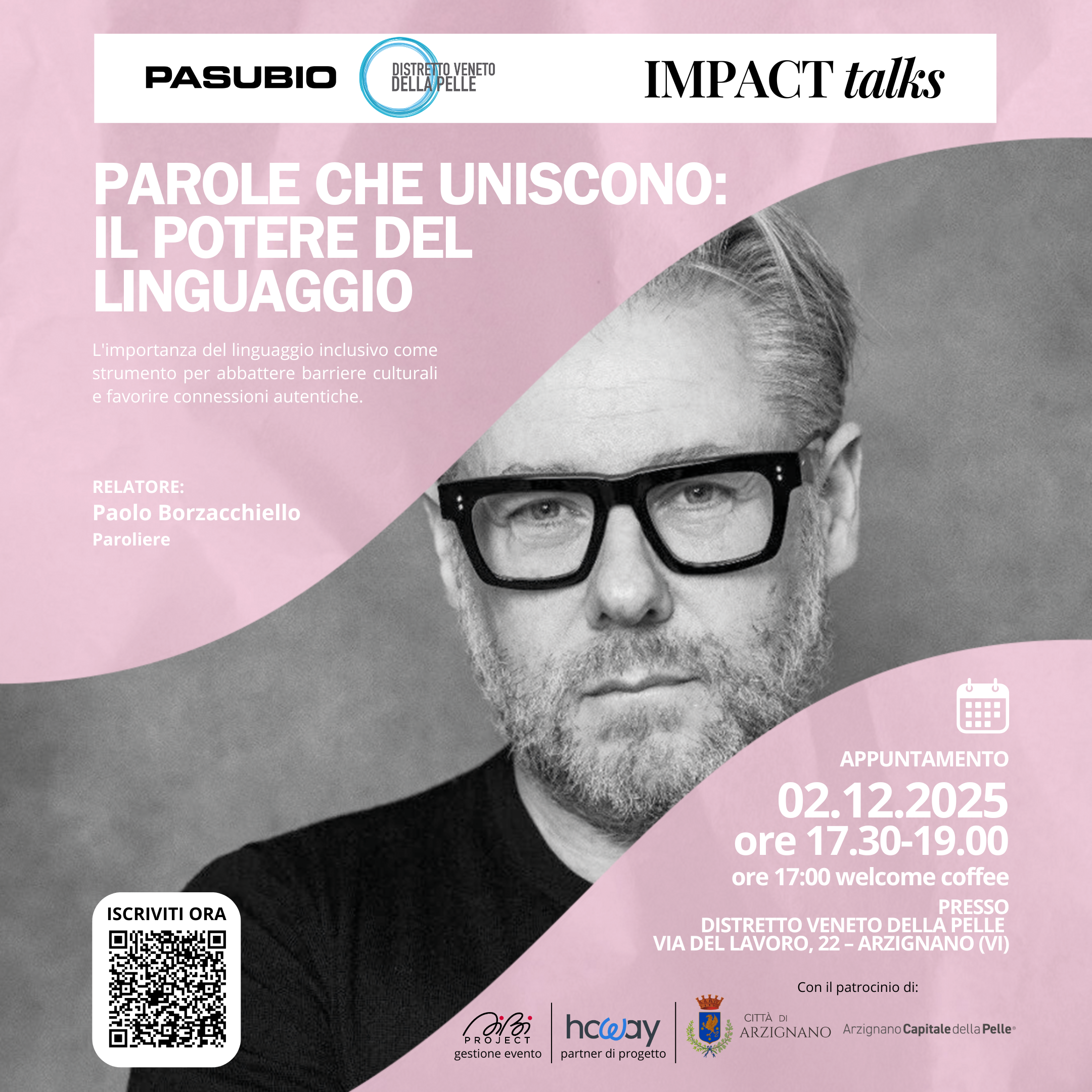 2 dicembre – Parole che uniscono: il potere del linguaggio. Aperte le iscrizioni all’ultimo evento di IMPACT Talks