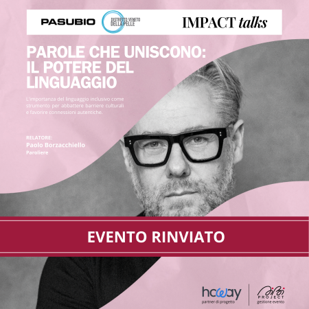 Rinvio dell’incontro “Parole che uniscono: il potere del linguaggio” con Paolo Borzacchiello