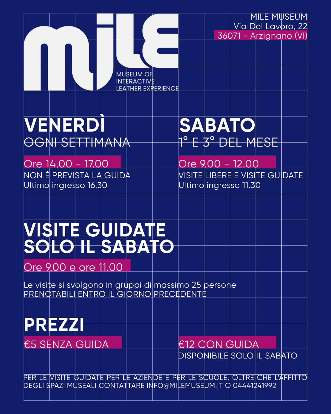 Aperture al pubblico MILE – Museum of Interactive Leather Experience