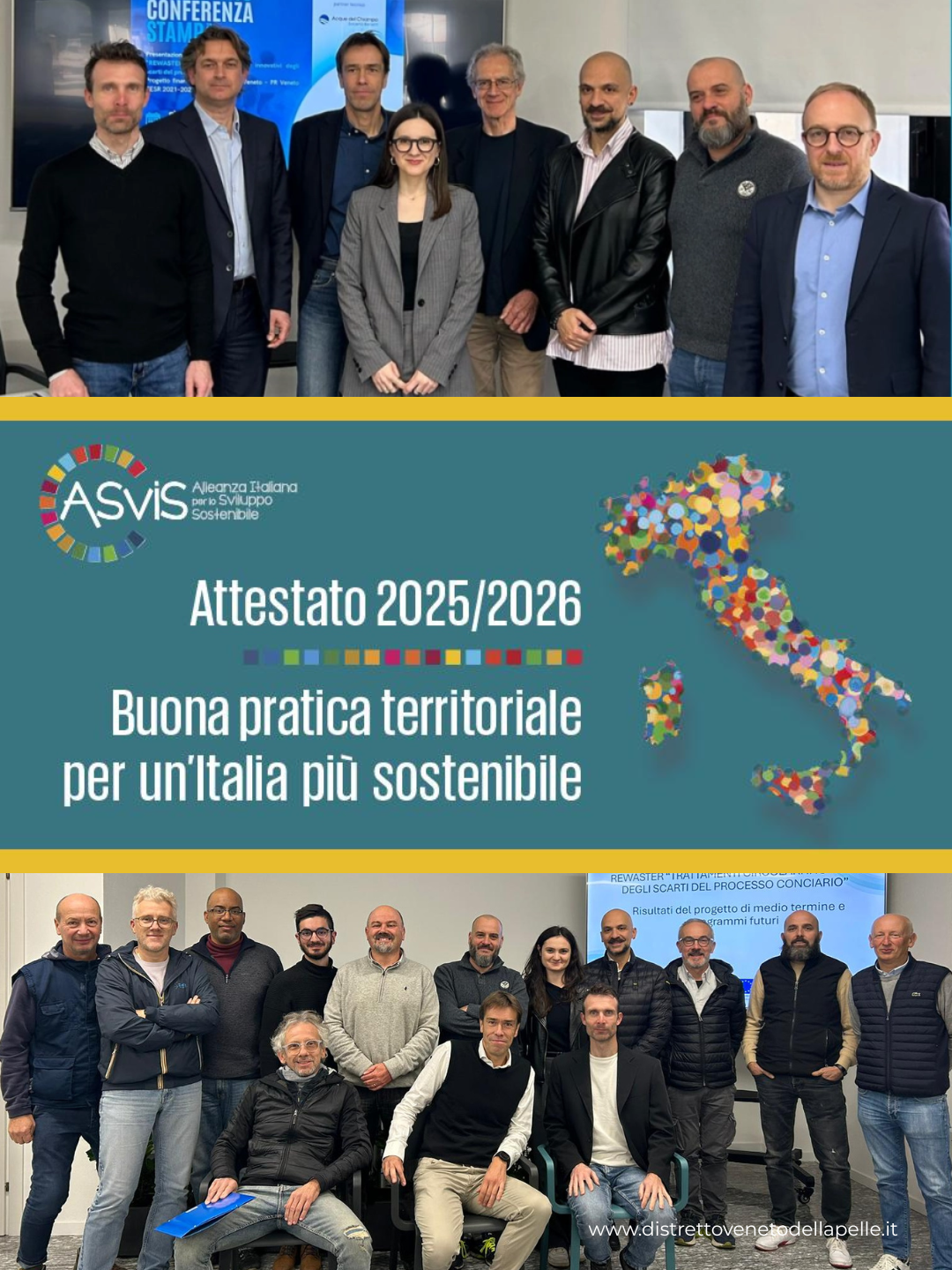 Il progetto “REWASTER” premiato da ASviS tra le migliori buone pratiche italiane per lo sviluppo sostenibile del 2025