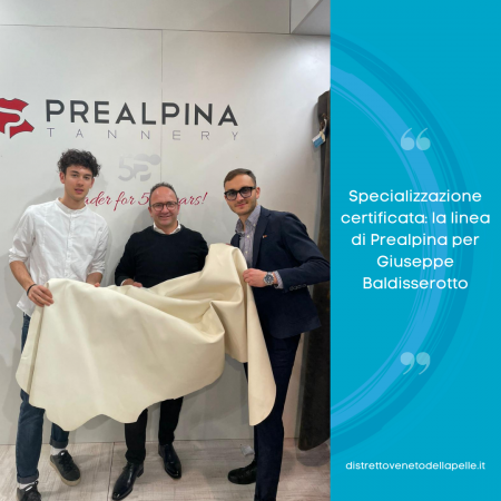 Specializzazione certificata: la linea di Prealpina per Giuseppe Baldisserotto