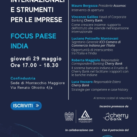 Mercati internazionali e strumenti per le imprese: focus Paese India