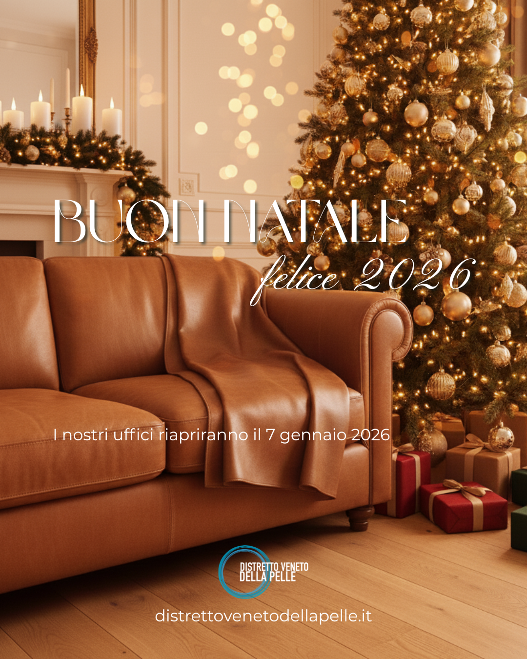 Buone Feste dal Distretto Veneto della Pelle