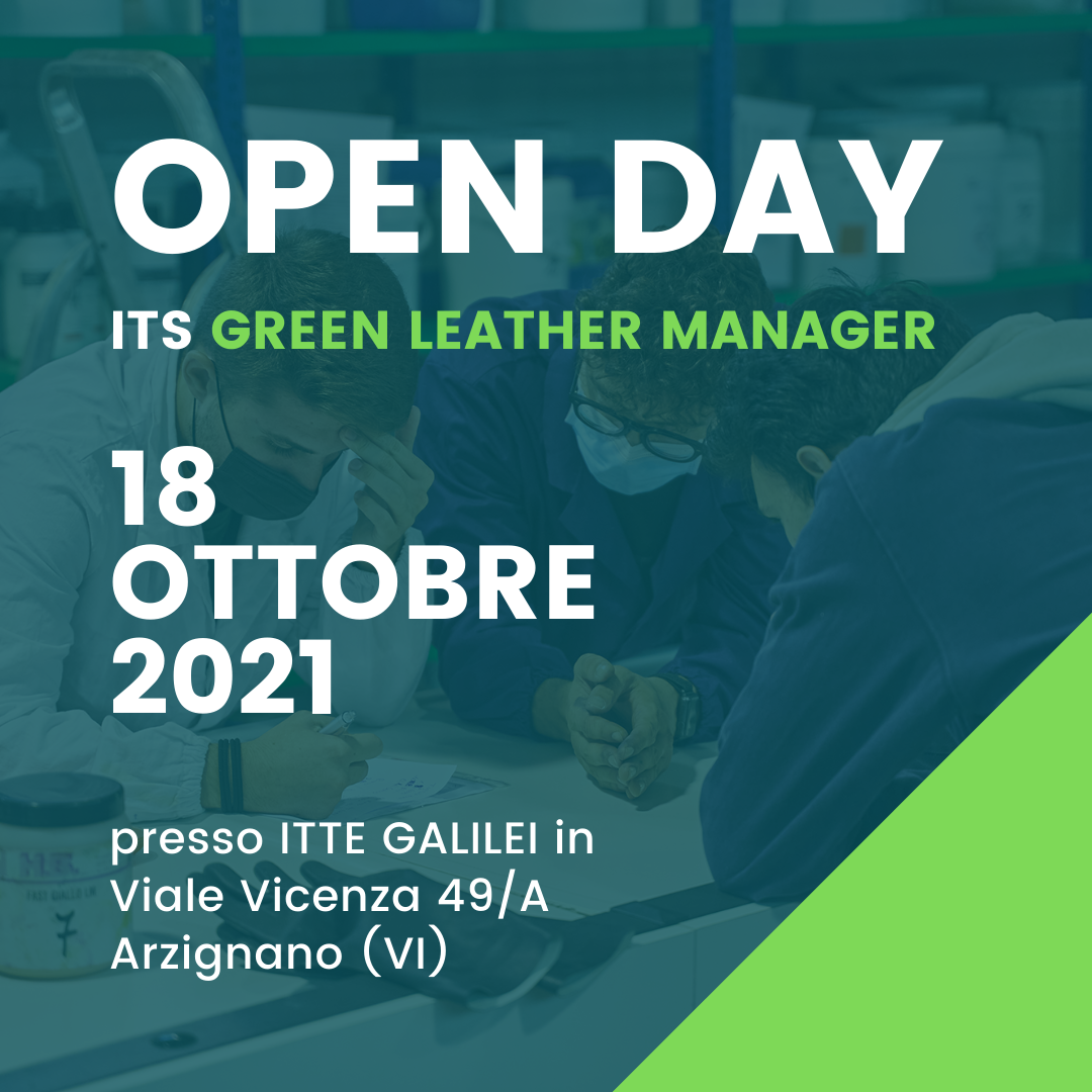 OPEN DAY ITS GREEN LEATHER MANAGER lunedì 18 ottobre ore 16:00
