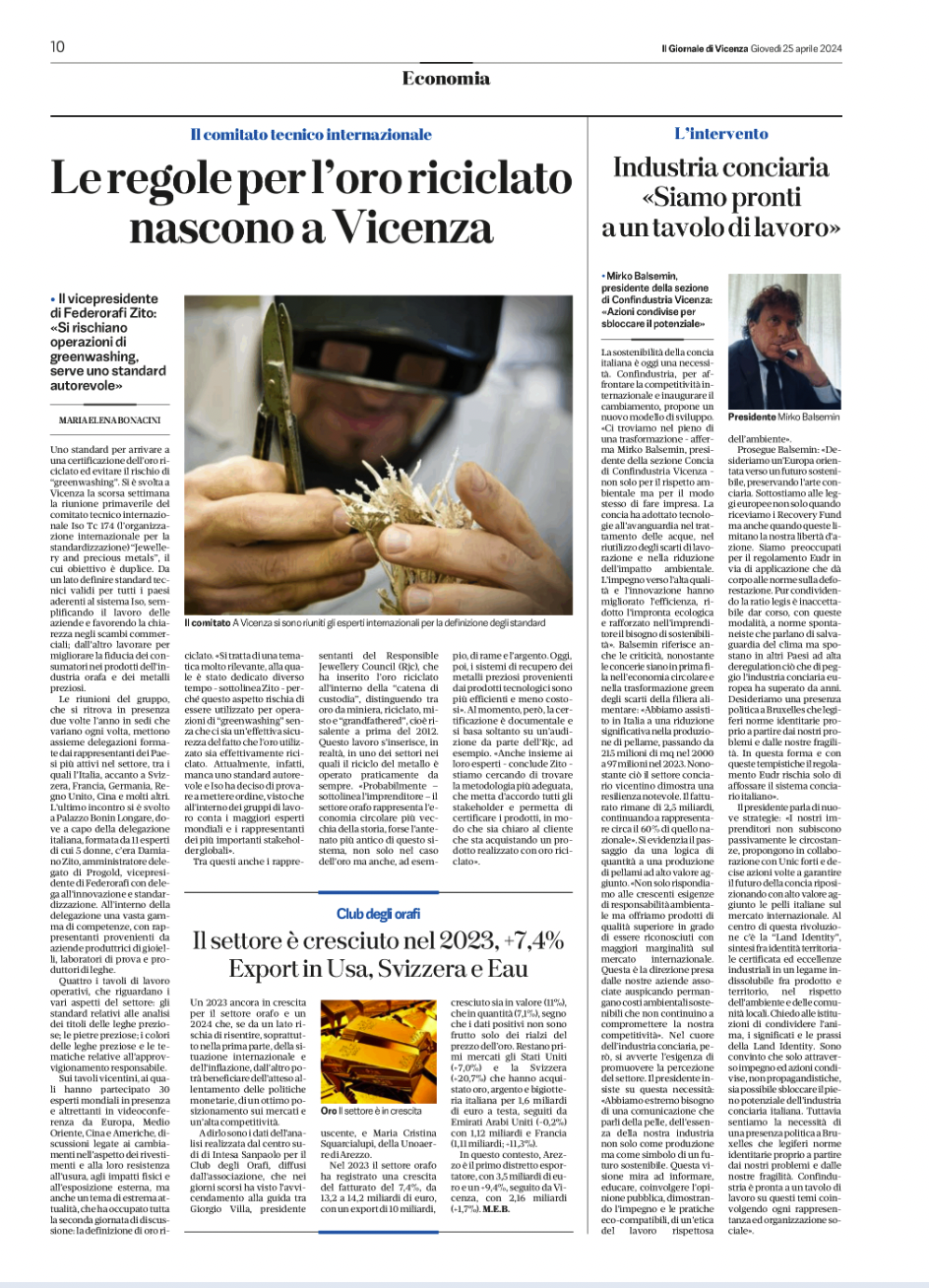 Distretto Veneto Della Pelle Intervista Gdv Mirko Balsemin Presidente Sezione Concia Confindustria Vicenza 2